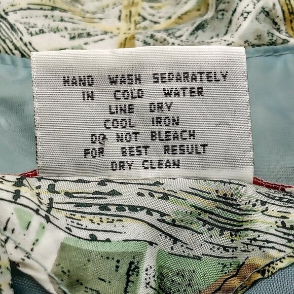 Stunt Sports Zip Button Silk Print Bomber Jacket - Picture 5 of 8